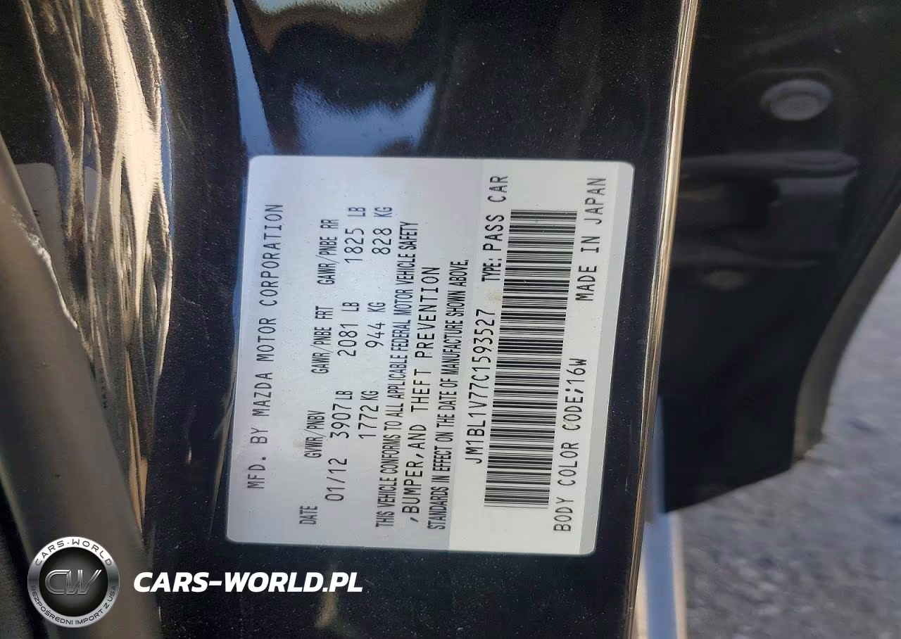 2012 Mazda 3 I VIN:JM1BL1V77C1593527 - 12