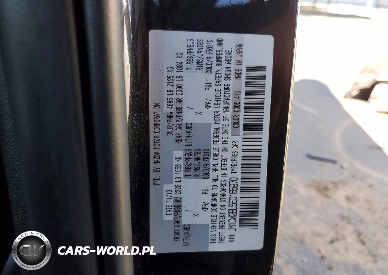 2014 Mazda 5 Sport VIN:JM1CW2BL5E0165970 - 12