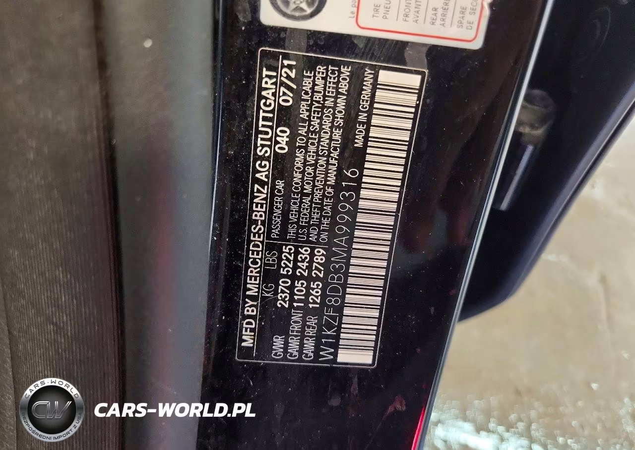 2021 Mercedes-Benz E 350 VIN:W1KZF8DB3MA999316 - 12