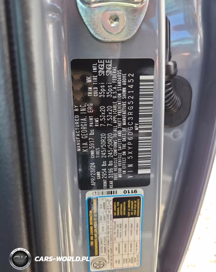 2024 Kia Telluride S VIN:5XYP6DGC3RG521452 - 13