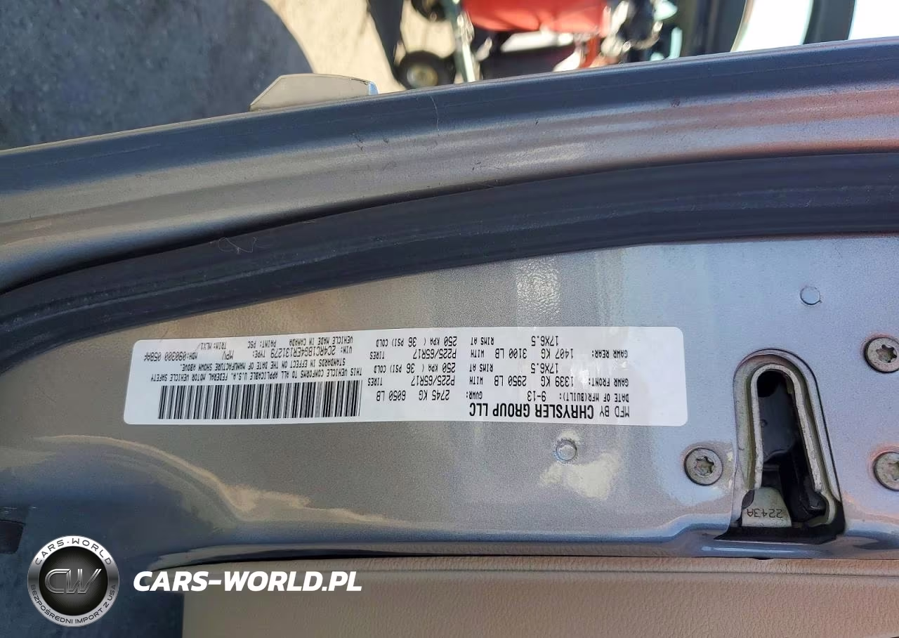 2014 Chrysler Town & Country Touring VIN:2C4RC1BG4ER131279 - 13
