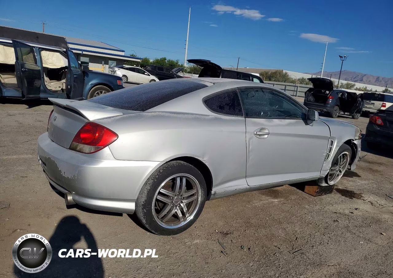 2006 Hyundai Tiburon Gs VIN:KMHHM65D56U204473 - 3