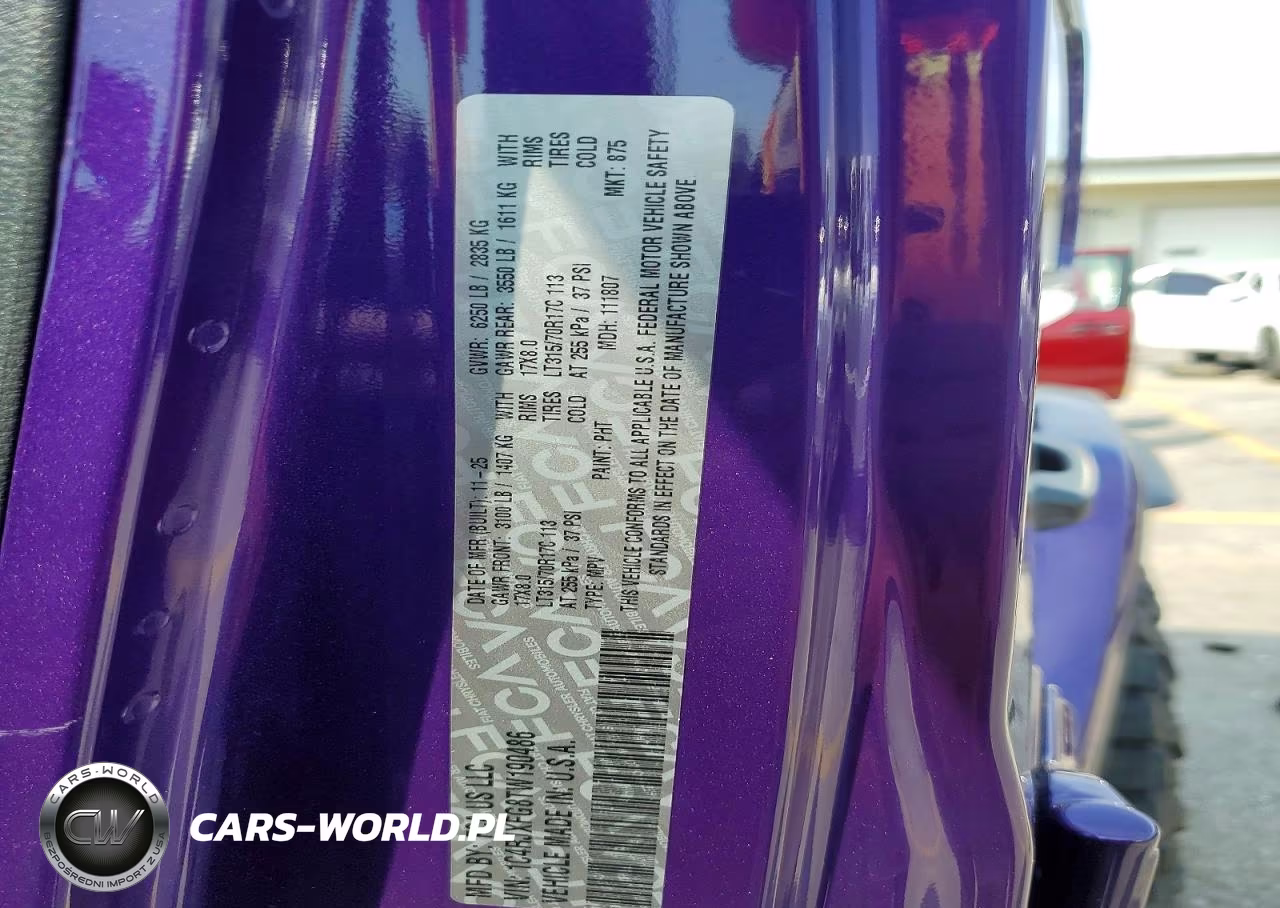 2026 Jeep Wrangler Rubicon VIN:1C4RJXFG8TW190486 - 13