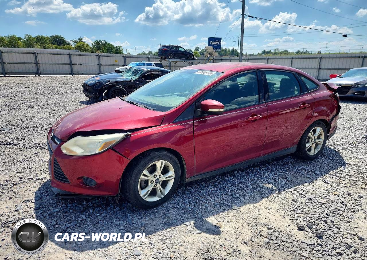2014 Ford Focus Se VIN:1FADP3F23EL114710 - 1