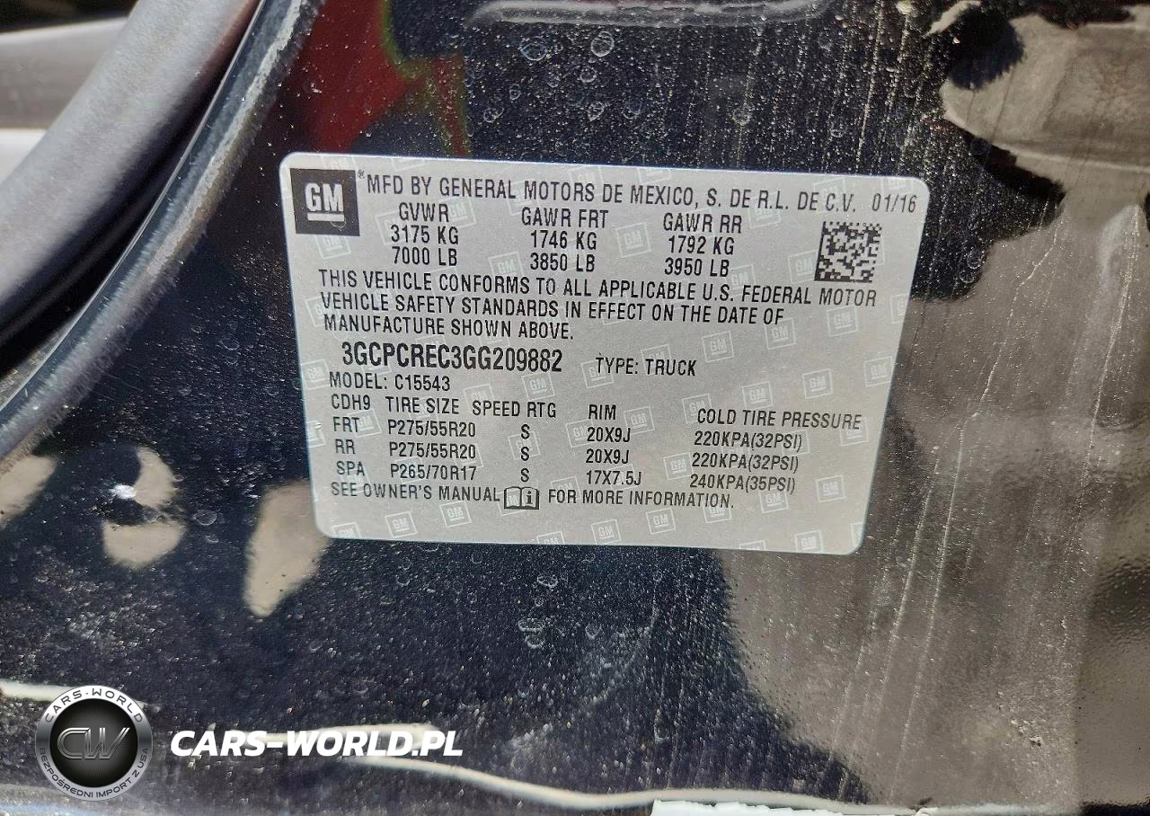 2016 Chevrolet Silverado C1500 Lt VIN:3GCPCREC3GG209882 - 12