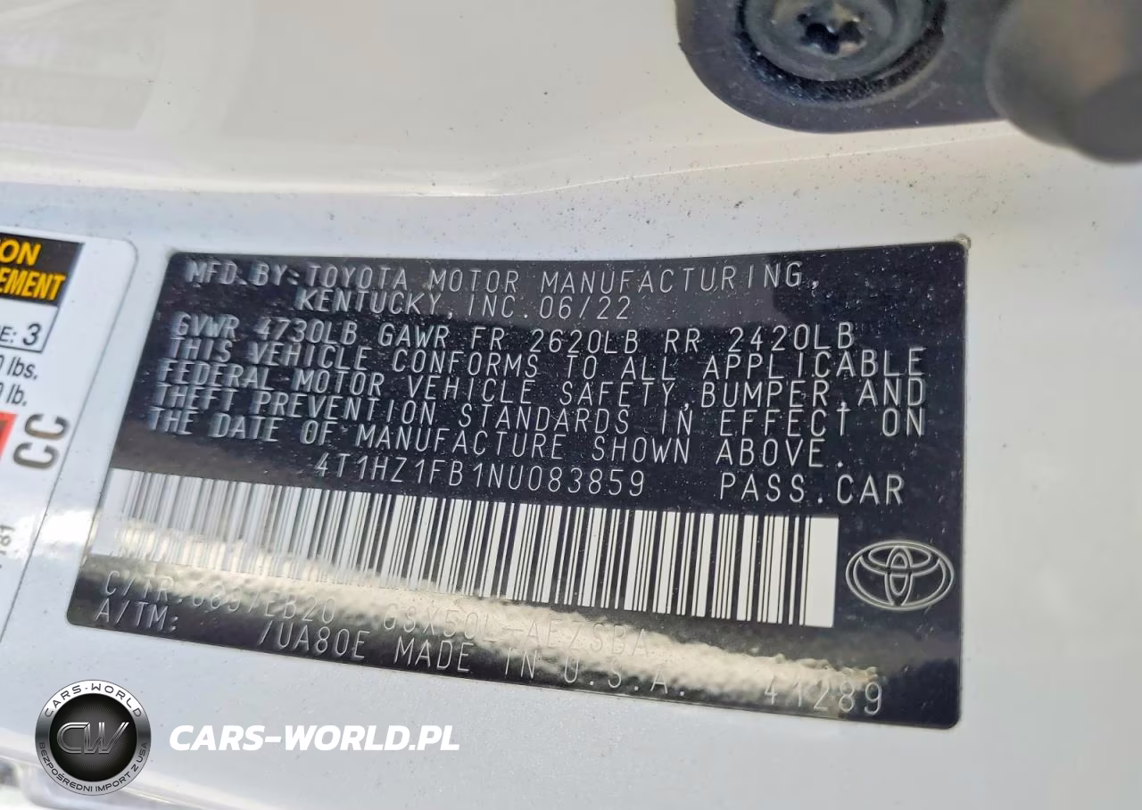 2022 Toyota Avalon Touring VIN:4T1HZ1FB1NU083859 - 12