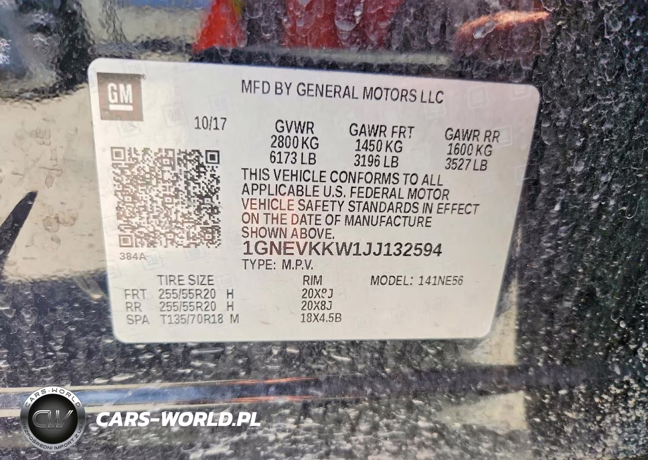 2018 Chevrolet Traverse High Country VIN:1GNEVKKW1JJ132594 - 12