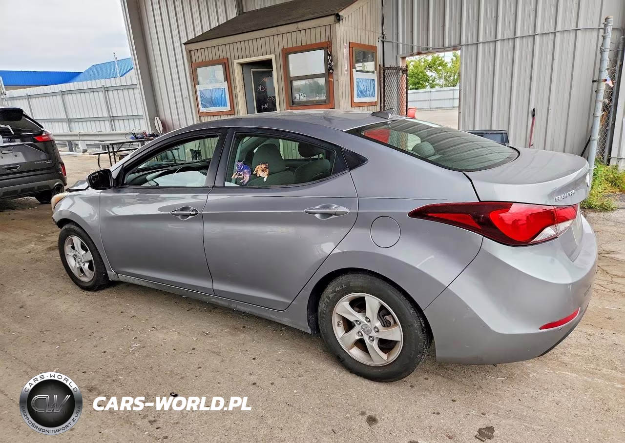 2015 Hyundai Elantra Se VIN:KMHDH4AEXFU383535 - 2
