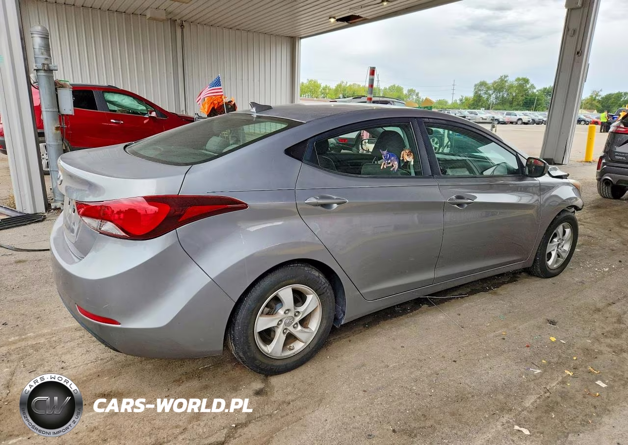 2015 Hyundai Elantra Se VIN:KMHDH4AEXFU383535 - 3