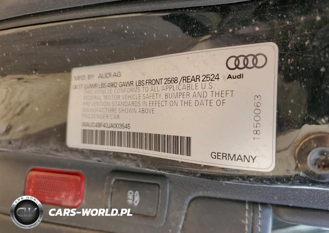 2018 Audi S4 Prestige VIN:WAUC4BF40JA003545 - 12