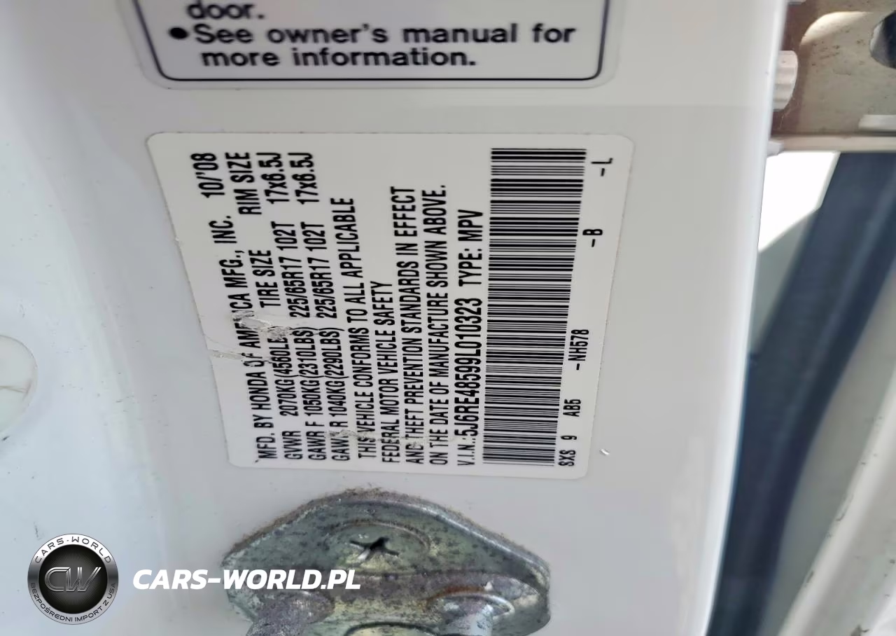 2009 Honda Cr-V Ex VIN:5J6RE48599L010323 - 13