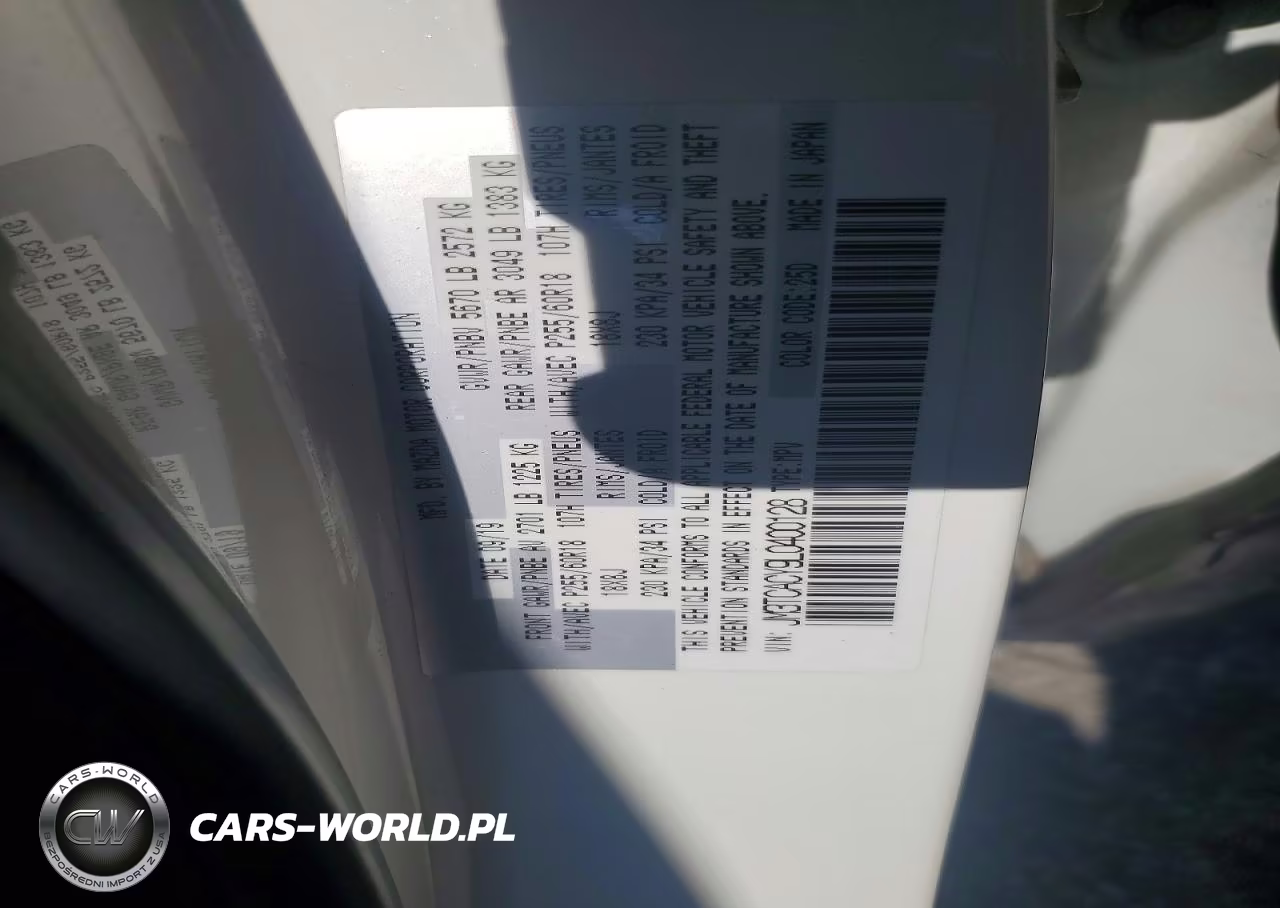 2020 Mazda Cx-9 Touring VIN:JM3TCACY9L0400128 - 13