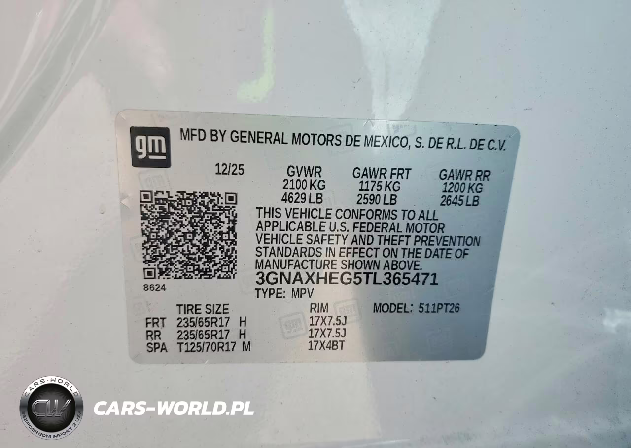 2026 Chevrolet Equinox Lt VIN:3GNAXHEG5TL365471 - 14