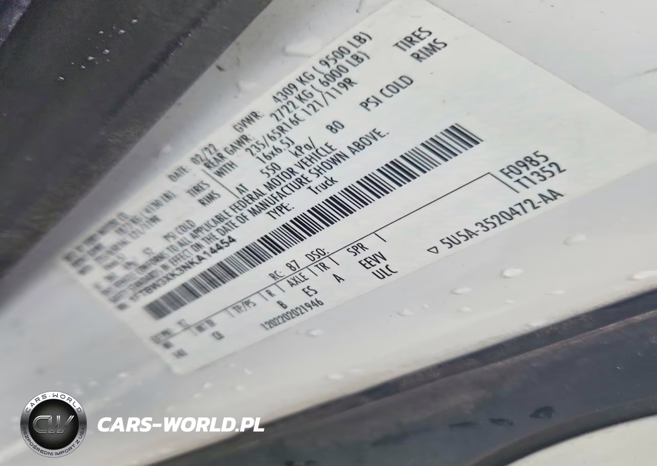 2022 Ford Transit 350 Delivery Van VIN:1FTBW3XK3NKA14454 - 13