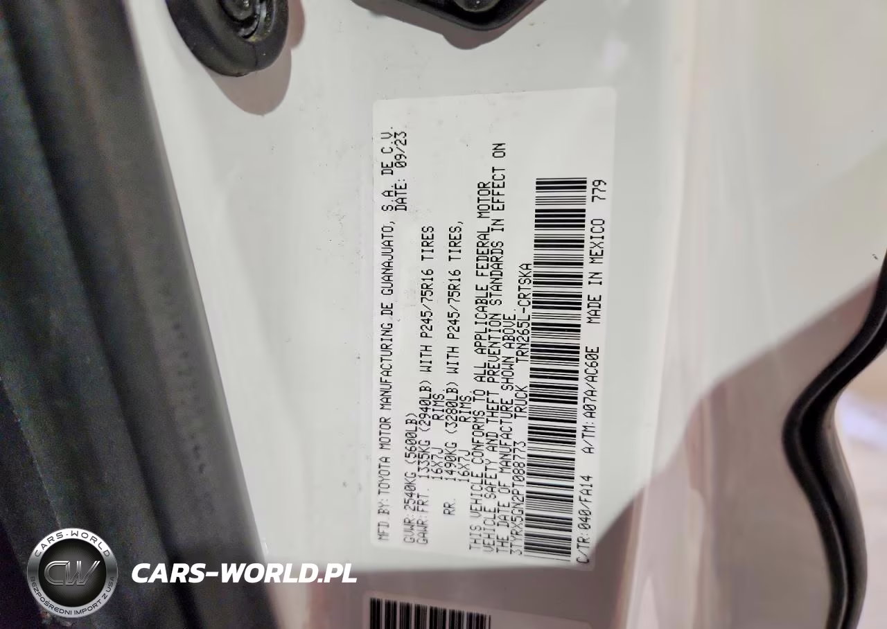 2023 Toyota Tacoma Sr VIN:3TYRX5GN2PT088773 - 12