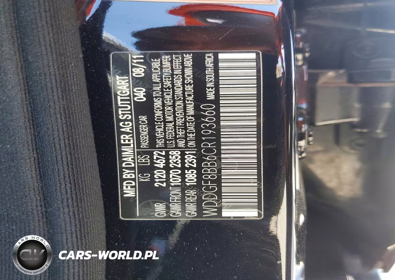 2012 Mercedes-Benz C 300 4Matic VIN:WDDGF8BB6CR193660 - 13