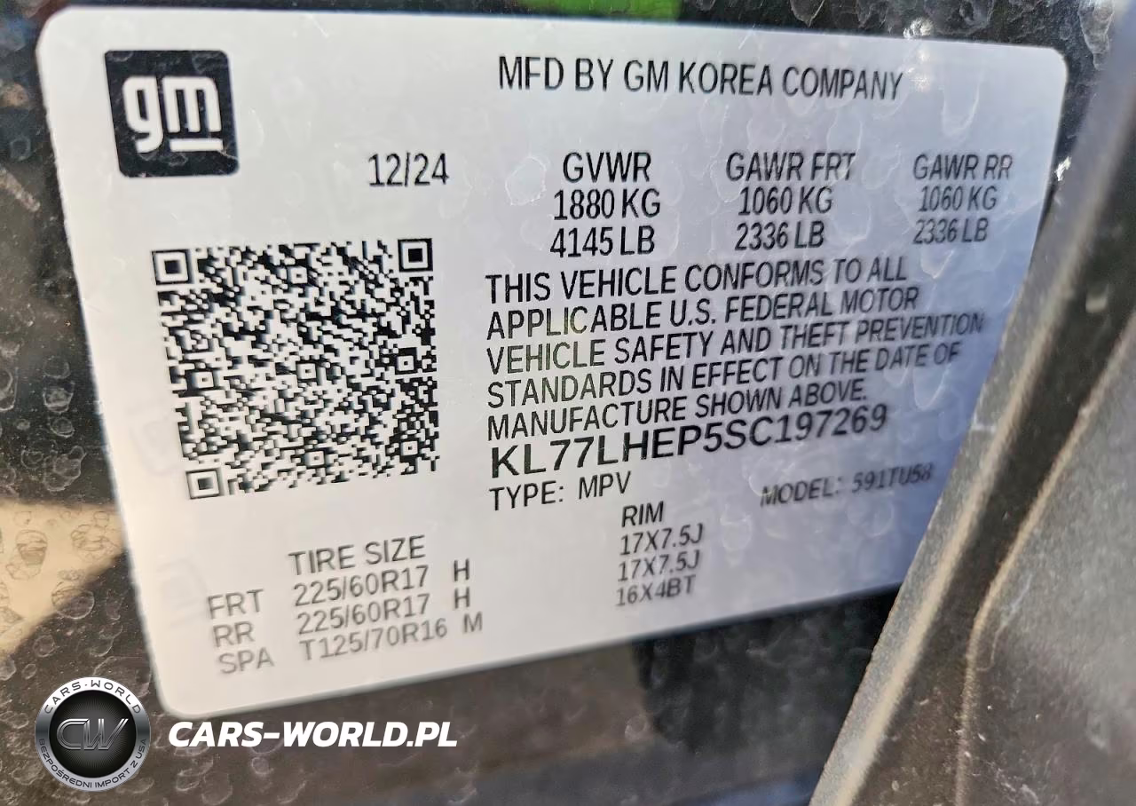 2025 Chevrolet Trax 1Lt VIN:KL77LHEP5SC197269 - 12