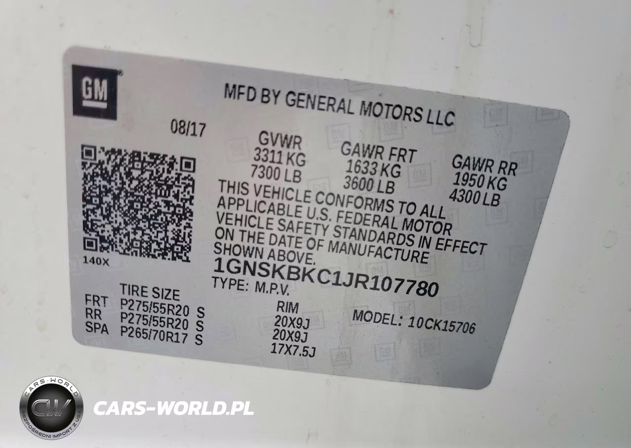 2018 Chevrolet Tahoe K1500 Lt VIN:1GNSKBKC1JR107780 - 13