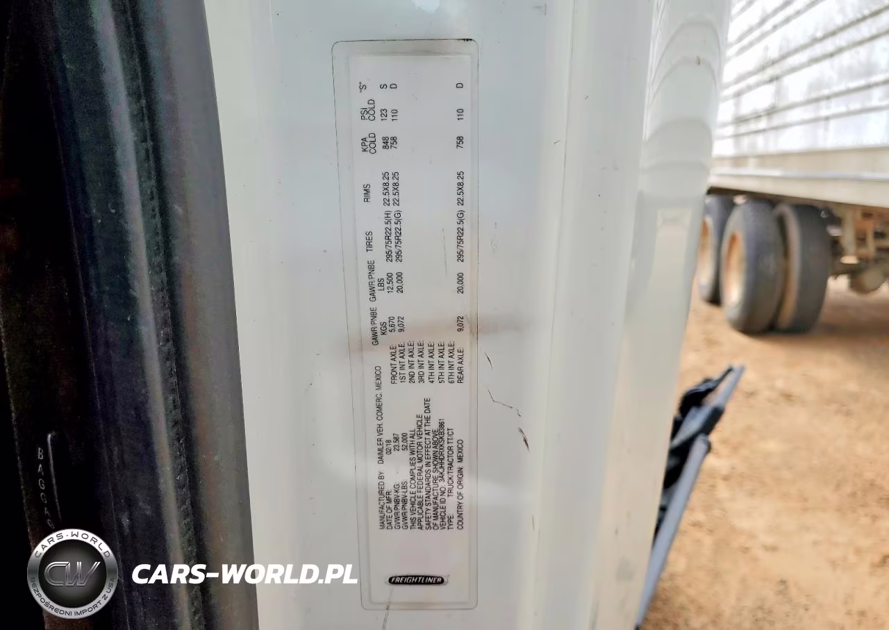 2019 Freightliner Cascadia 126 VIN:3AKJHHDRXKSKB3861 - 12
