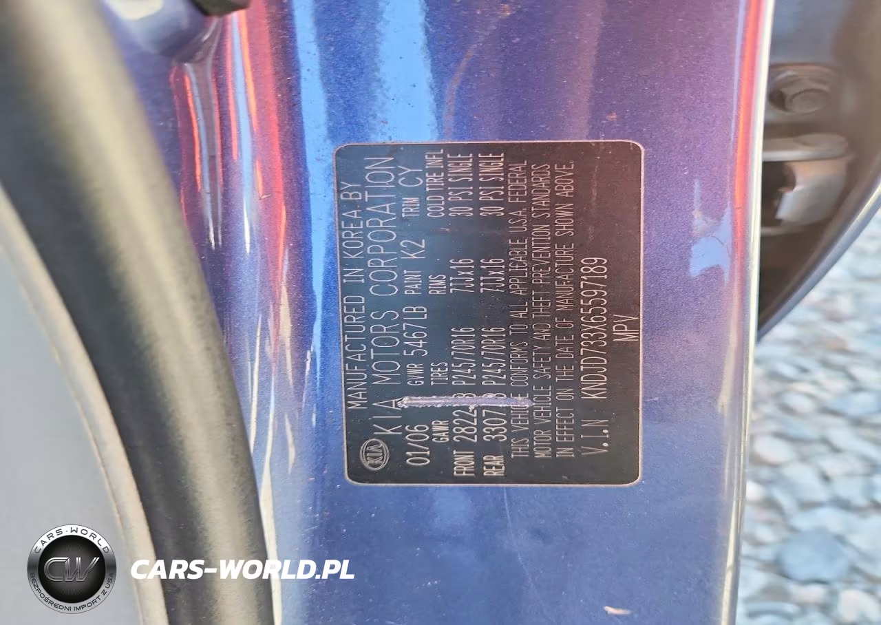 2006 Kia Sorento Lx VIN:KNDJD733X65597189 - 13