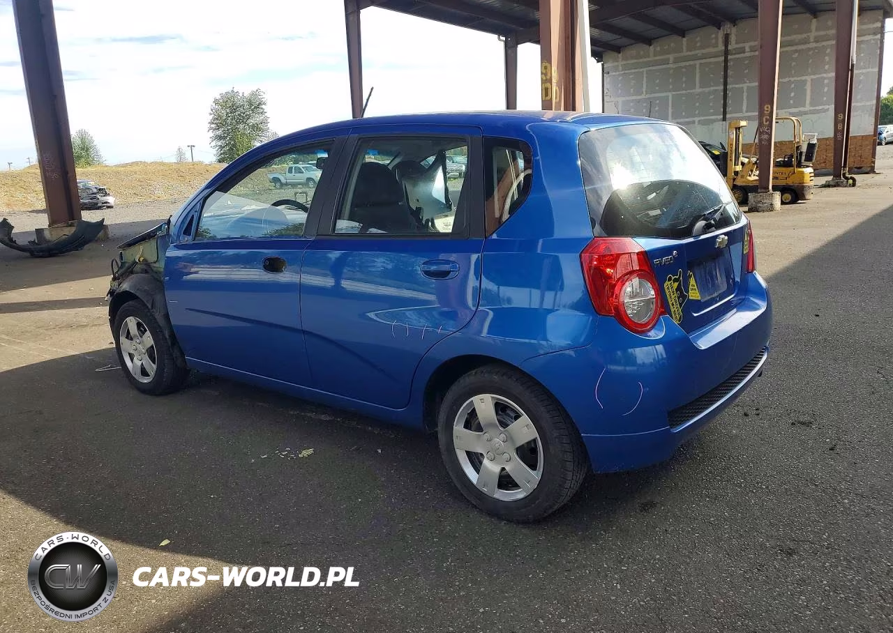 2009 Chevrolet Aveo Ls VIN:KL1TD66E99B307425 - 2