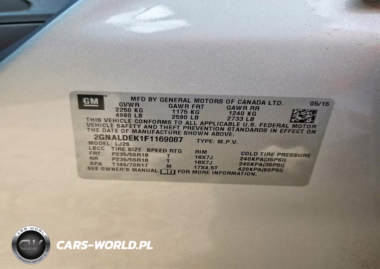 2015 Chevrolet Equinox Ltz VIN:2GNALDEK1F1169087 - 12