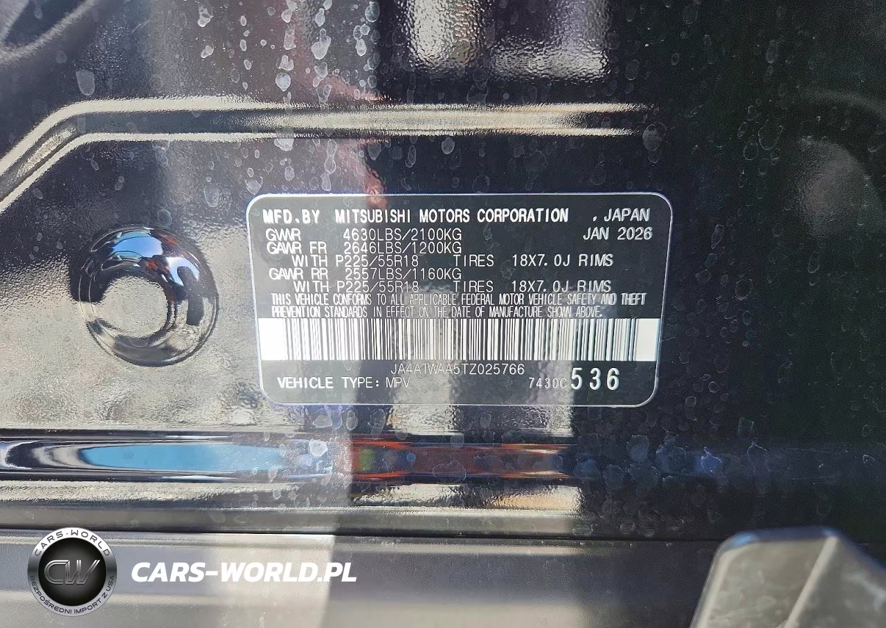 2026 Mitsubishi Eclipse Cross Se VIN:JA4ATWAA5TZ025766 - 14
