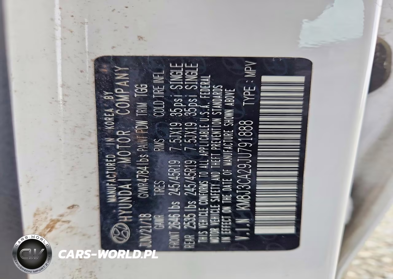 2018 Hyundai Tucson Value VIN:KM8J3CA29JU791888 - 13