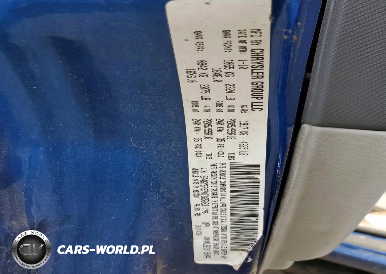 2010 Chrysler Pt Cruiser VIN:3A4GY5F97AT165083 - 12