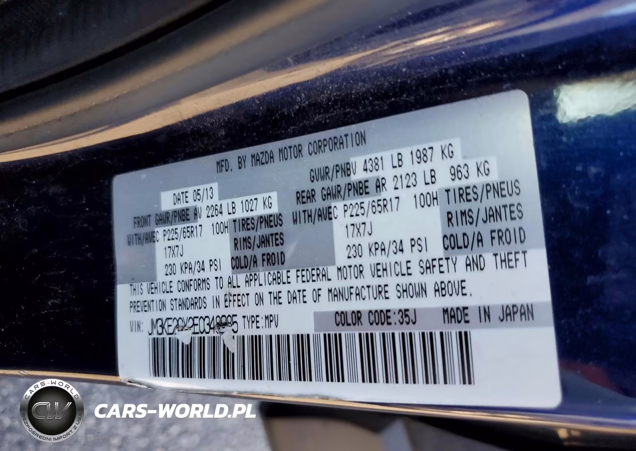 2014 Mazda Cx-5 Touring VIN:JM3KE2CY2E0348985 - 13