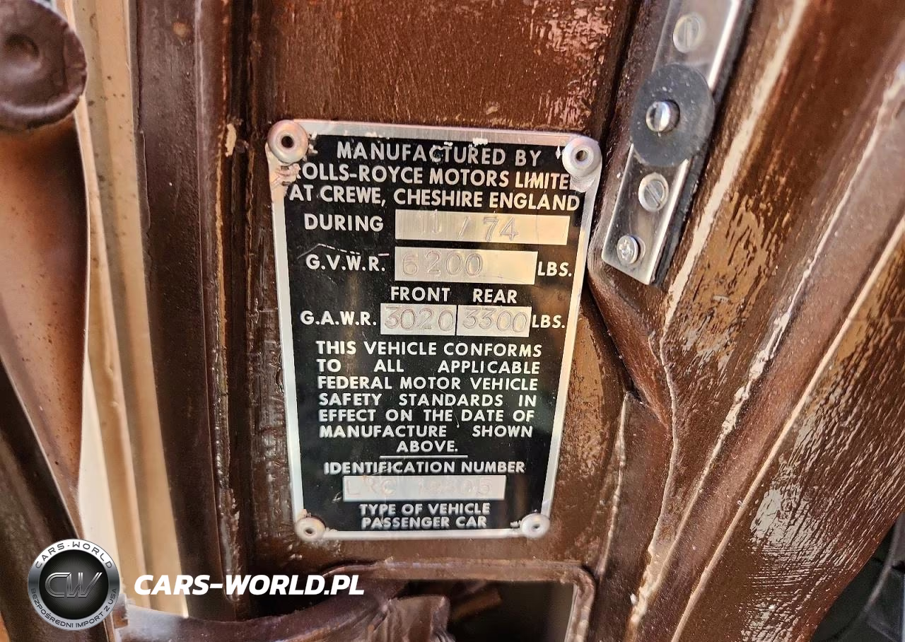 1973 Rolls-Royce Royce VIN:LRC19605 - 13