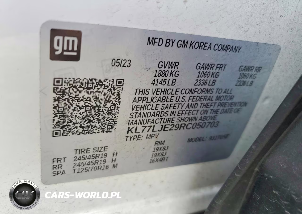 2024 Chevrolet Trax 2Rs VIN:KL77LJE29RC050703 - 14