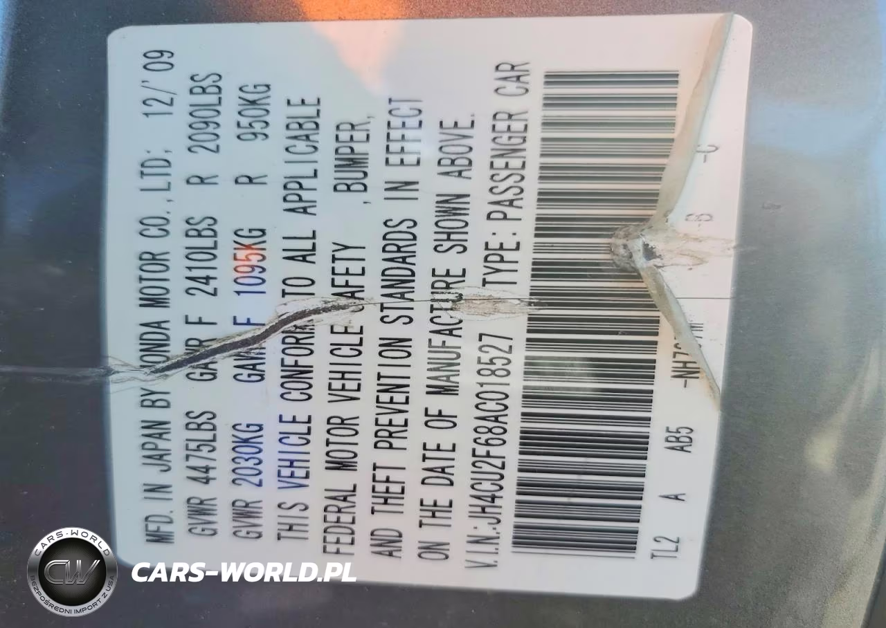 2010 Acura Tsx VIN:JH4CU2F68AC018527 - 12