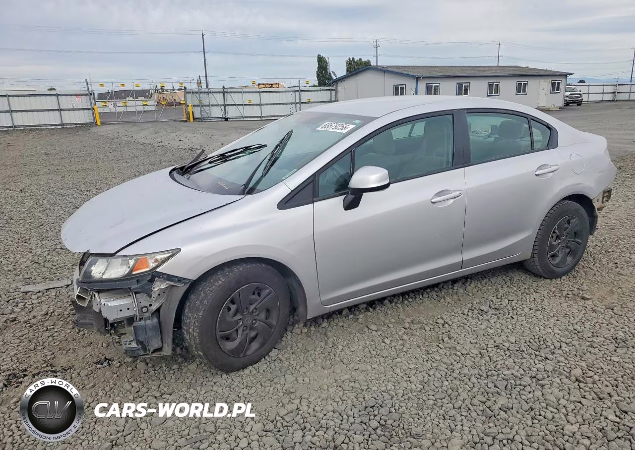 2013 Honda Civic Lx VIN:19XFB2F54DE270705 - 1