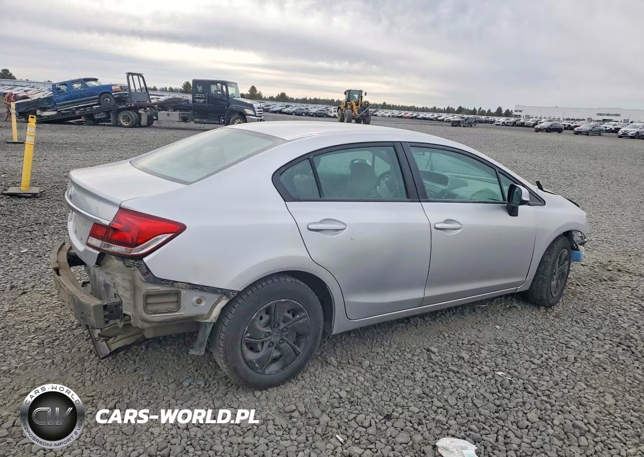 2013 Honda Civic Lx VIN:19XFB2F54DE270705 - 3