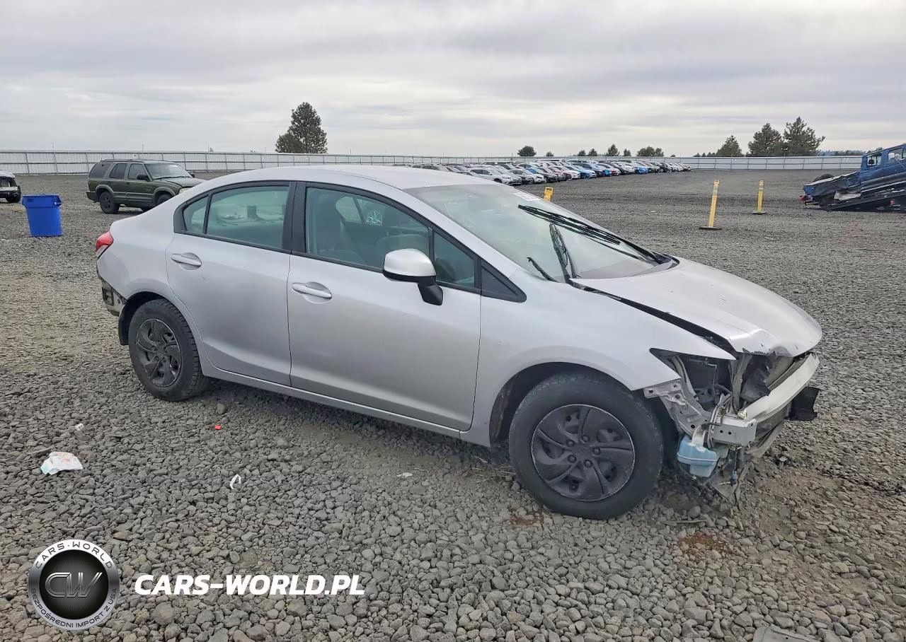 2013 Honda Civic Lx VIN:19XFB2F54DE270705 - 4