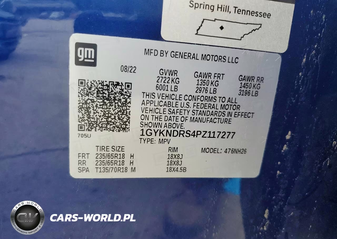 2023 Cadillac Xt5 Premium Luxury VIN:1GYKNDRS4PZ117277 - 13