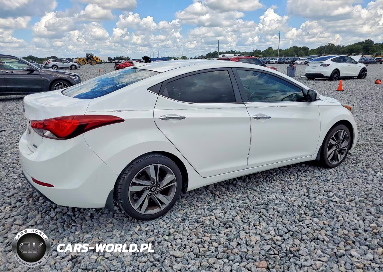 2014 Hyundai Elantra Limited VIN:5NPDH4AE5EH486908 - 3