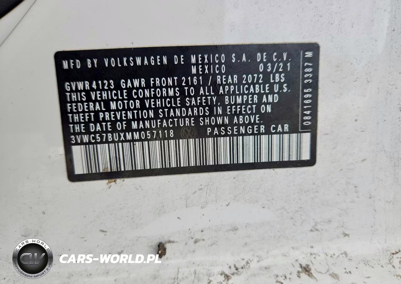 2021 Volkswagen Jetta S VIN:3VWC57BUXMM057118 - 12