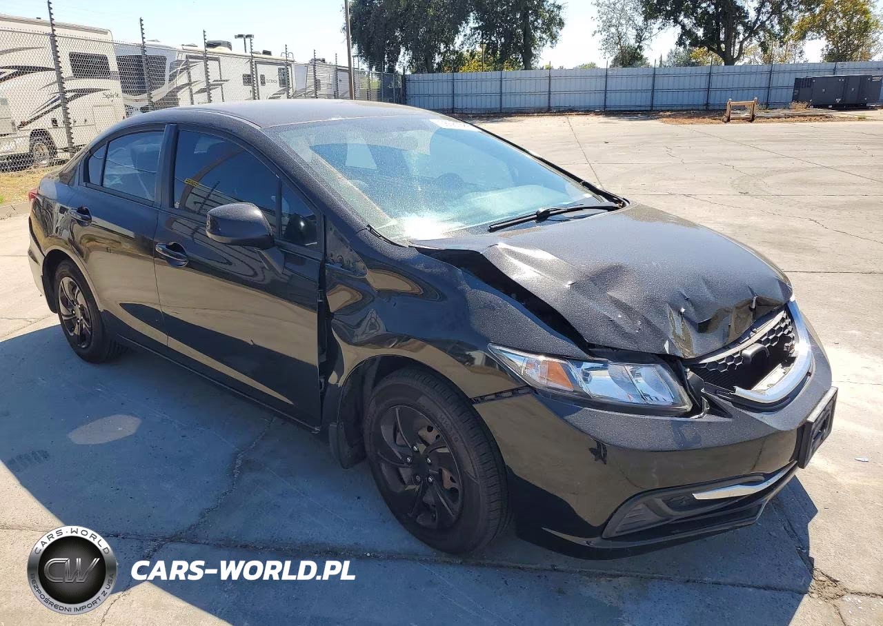 2013 Honda Civic Lx VIN:19XFB2F52DE209059 - 4