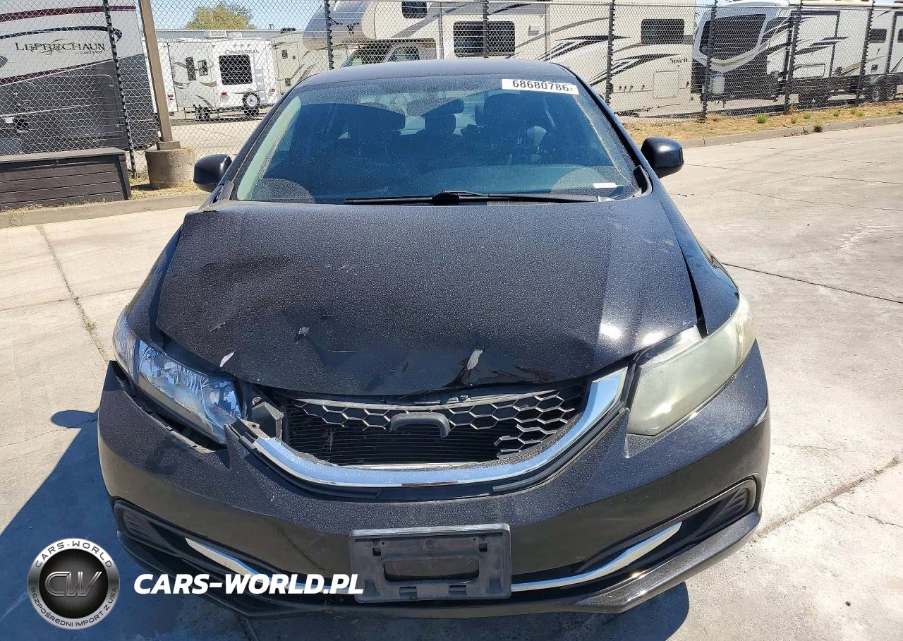 2013 Honda Civic Lx VIN:19XFB2F52DE209059 - 5