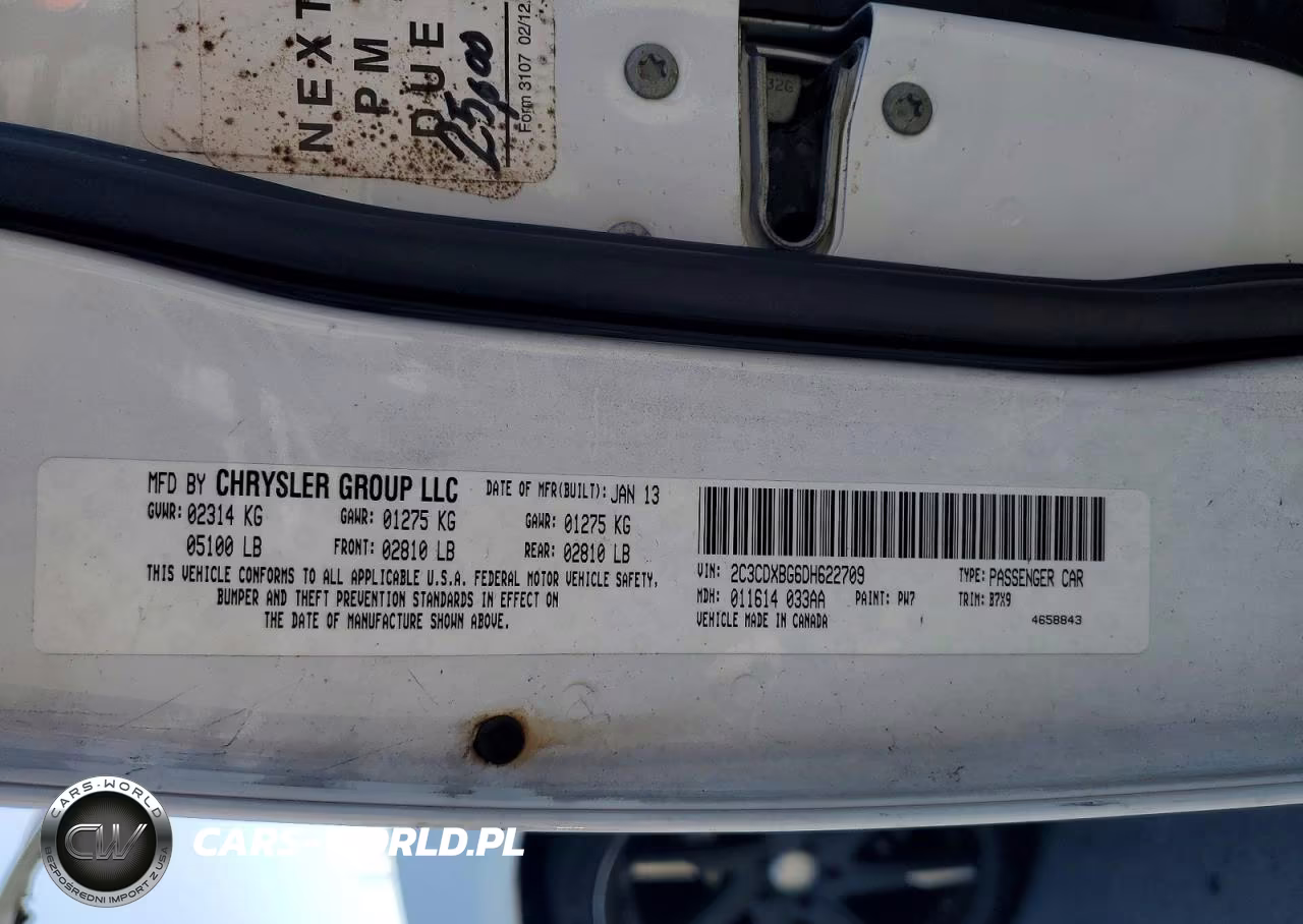2013 Dodge Charger Se VIN:2C3CDXBG6DH622709 - 12