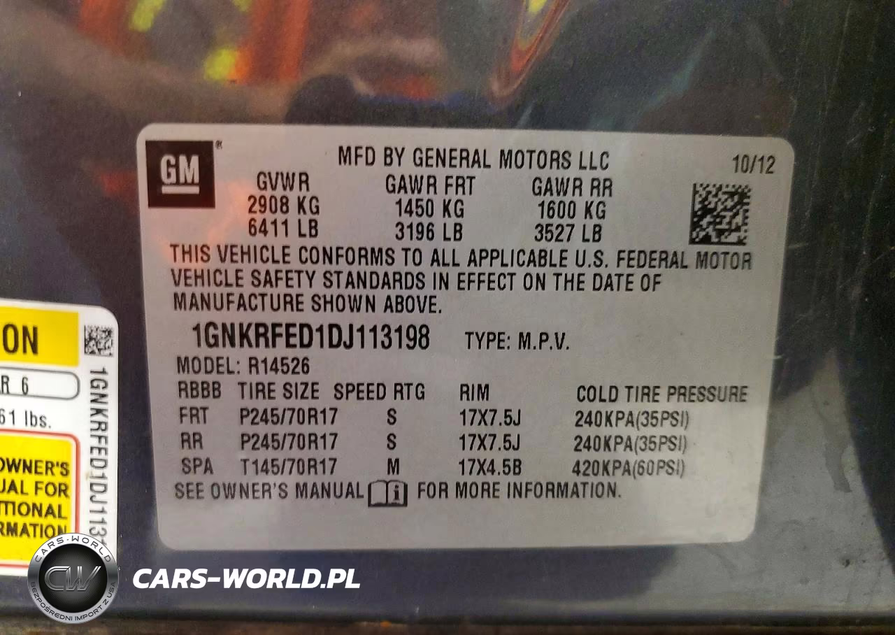 2013 Chevrolet Traverse Ls VIN:1GNKRFED1DJ113198 - 13