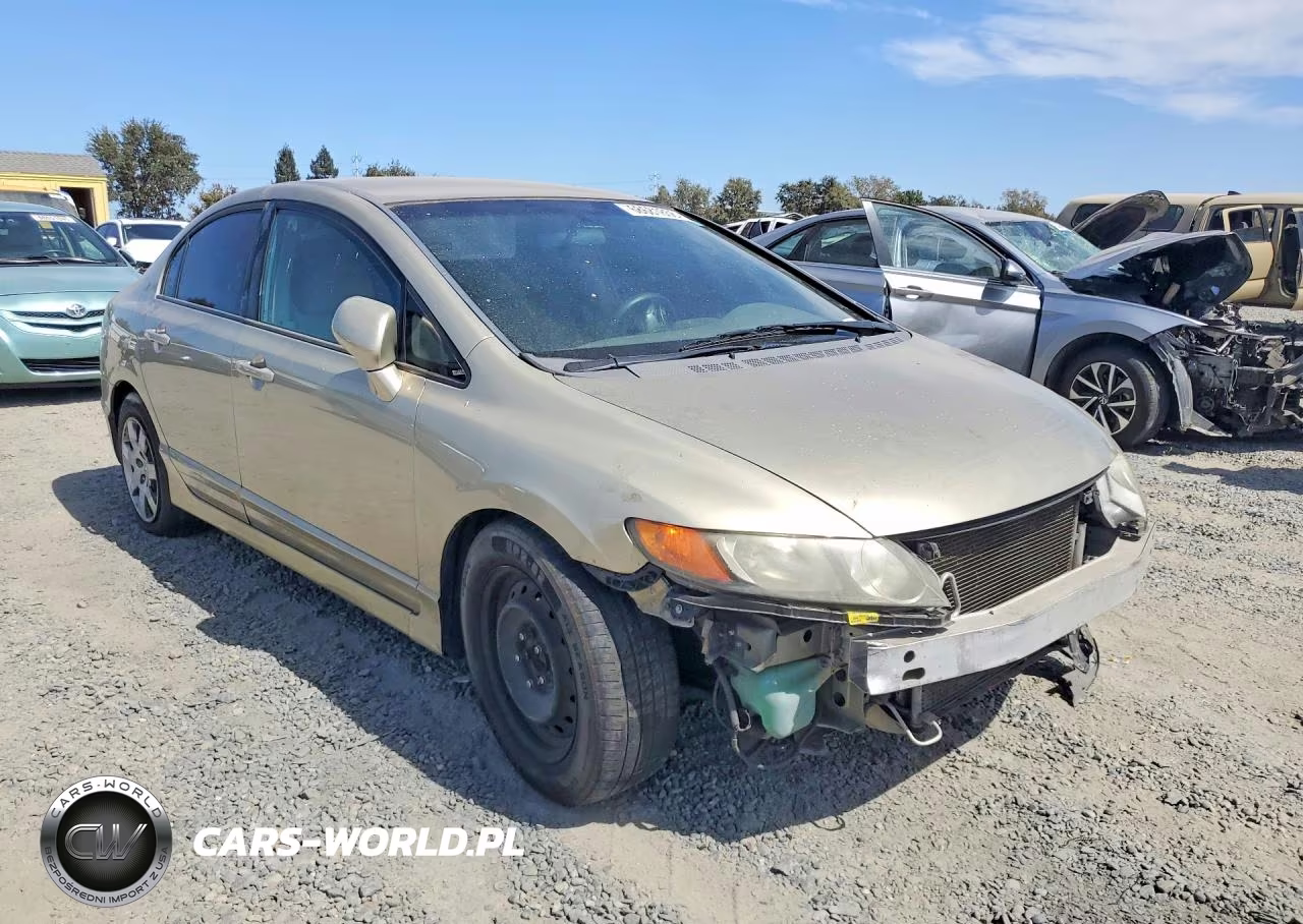 2008 Honda Civic Lx VIN:1HGFA16568L010348 - 4