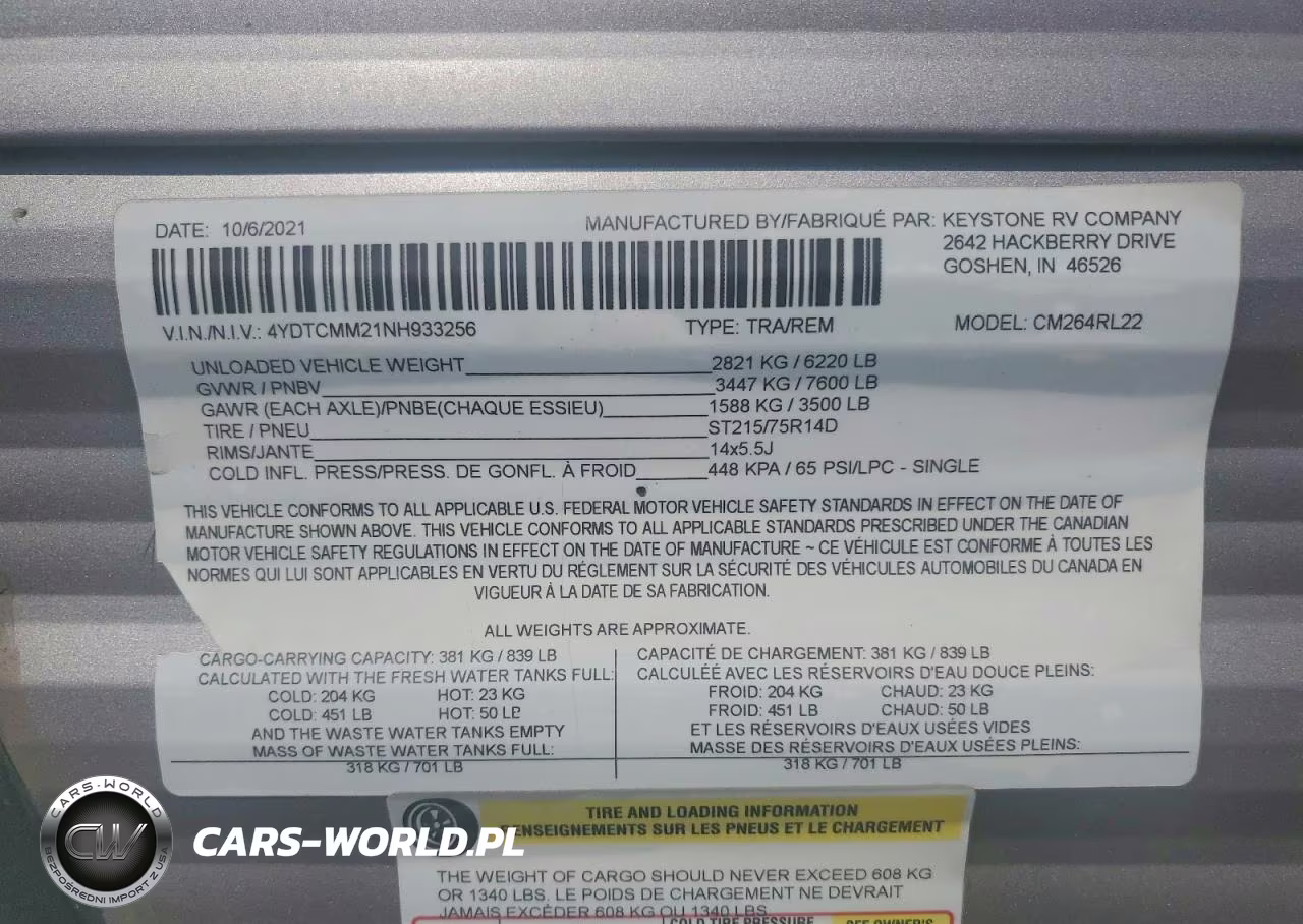 2022 Coleman Highlander Sport VIN:4YDTCMM21NH933256 - 10