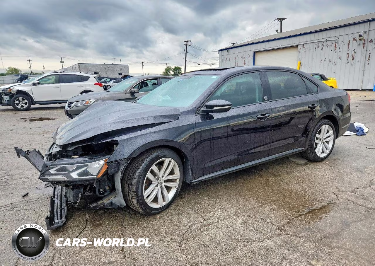 2019 Volkswagen Passat Wolfsburg VIN:1VWLA7A33KC003713 - 1