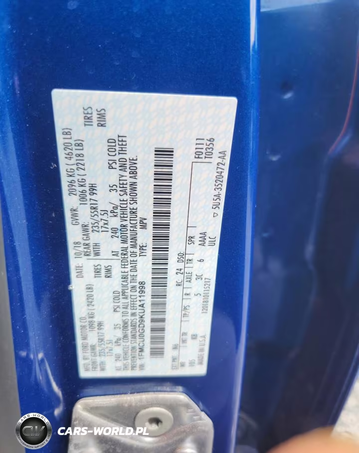 2019 Ford Escape Se VIN:1FMCU0GD9KUA11998 - 13