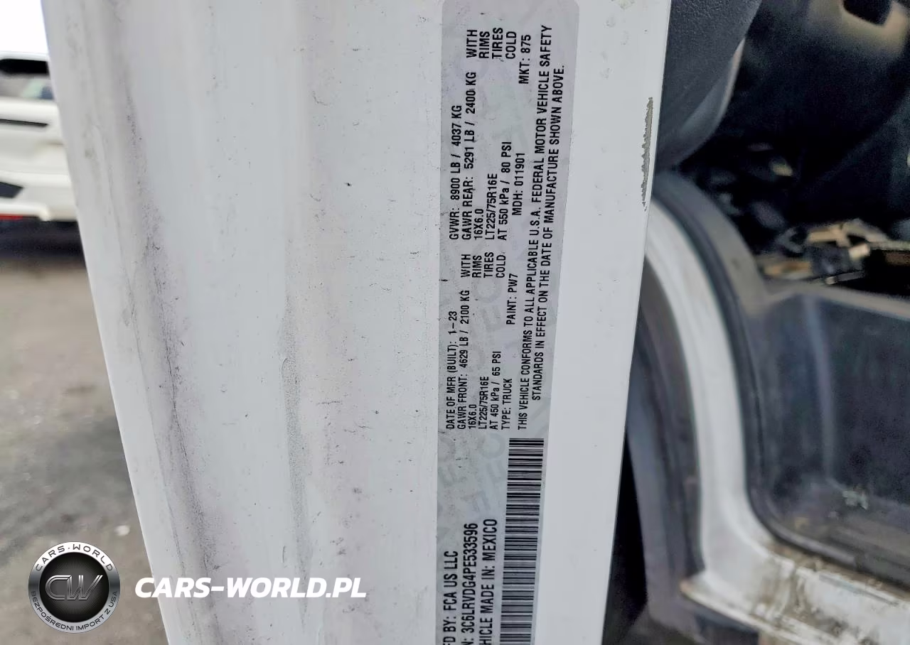 2023 Ram Promaster 2500 2500 High VIN:3C6LRVDG4PE533596 - 14