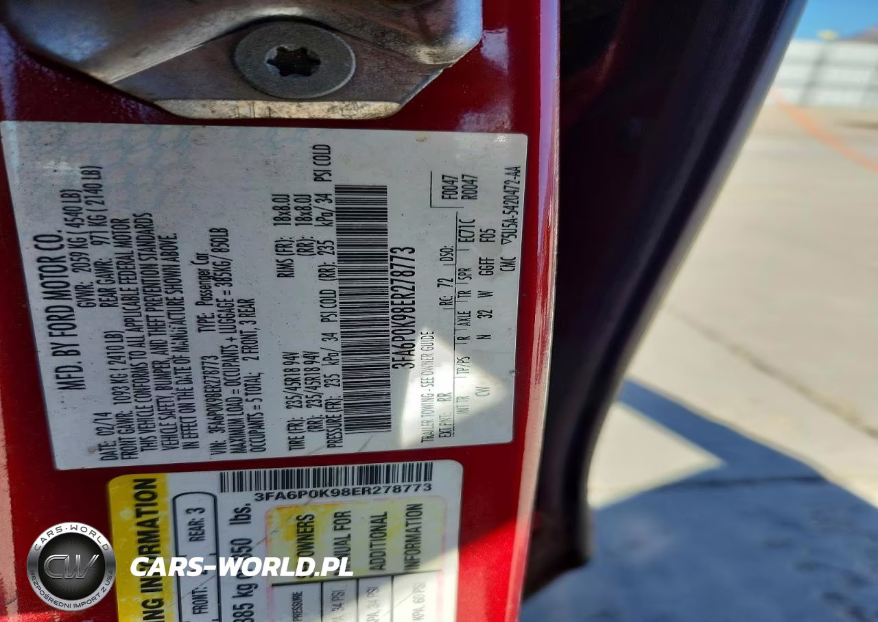 2014 Ford Fusion Titanium VIN:3FA6P0K98ER278773 - 12