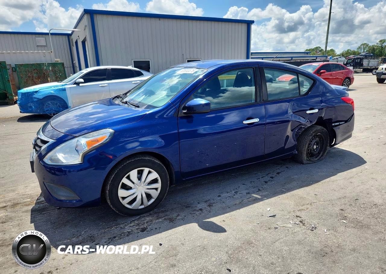 2019 Nissan Versa Sv VIN:3N1CN7AP6KL871500 - 1